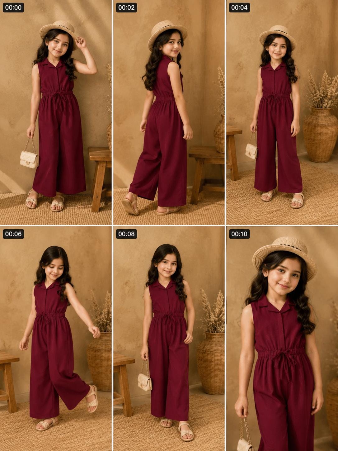 ✨ Classic Maroon Jumpsuit ✨