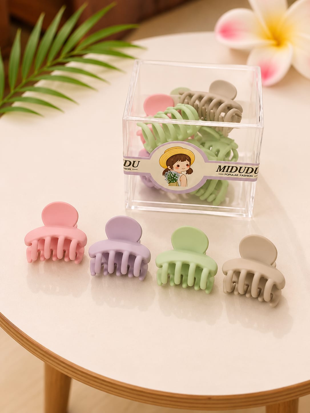🌸 Pastel Mini Claw Clips Set 🌸